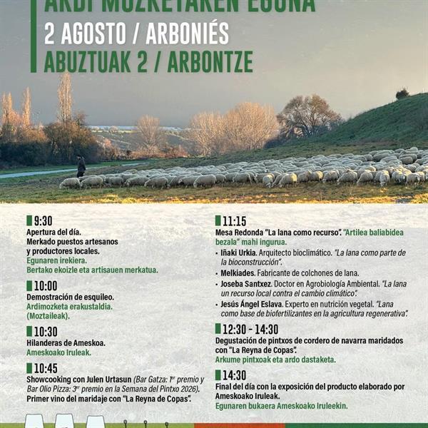Día del esquileo 2 AGOSTO (Arbonies)