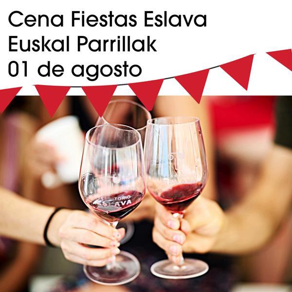 Fiestas Eslava - Cena Sidrería 01 de agosto