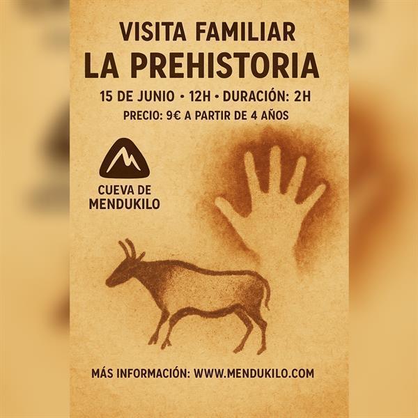 Visita de Prehistoria, 15 de junio, 12h (Idioma: castellano)