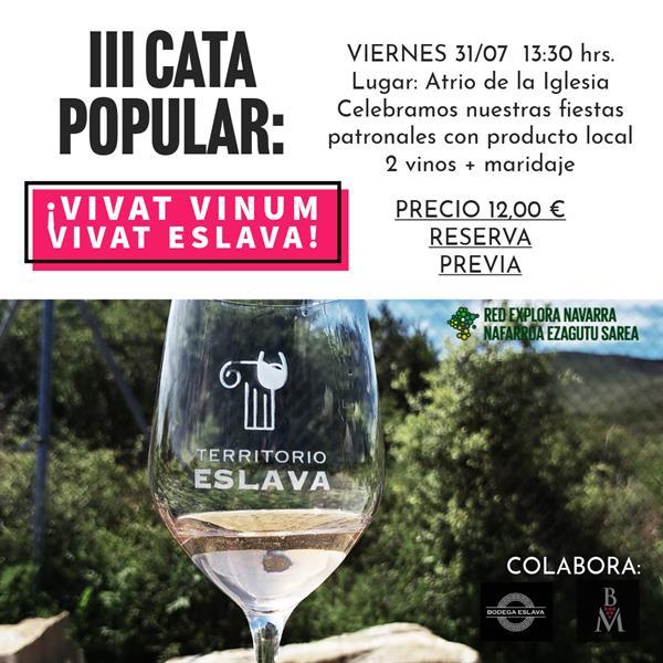 III Cata Popular - Eslava