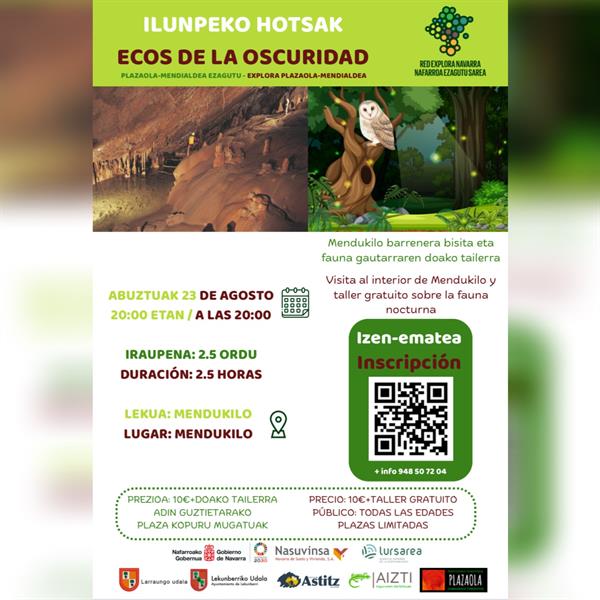 Visita Ecos de la Oscuridad (23 agosto 20h en castellano)